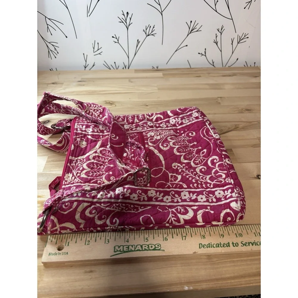 Vera Bradley Twirly Birds Pink Hipster Crossbody Breast Cancer Awareness